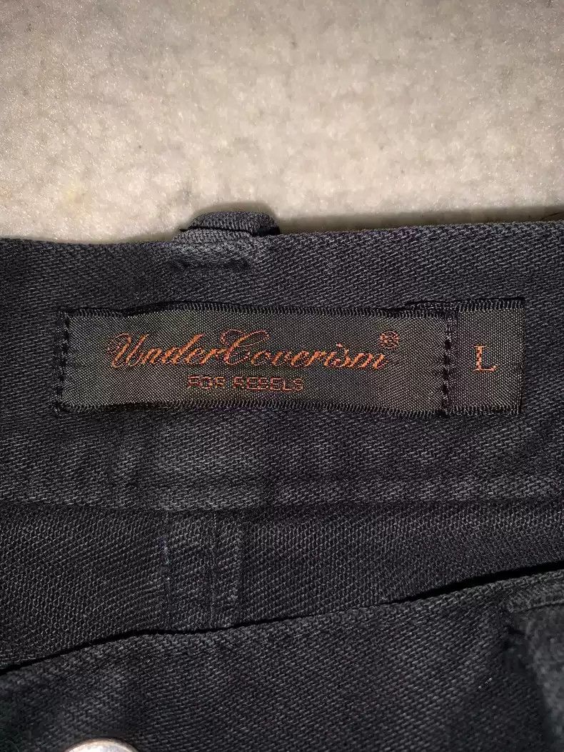 Undercover undercover 03scab Cropped jeans are anti-war rebels Size US 34 / EU 50 - 4 Thumbnail