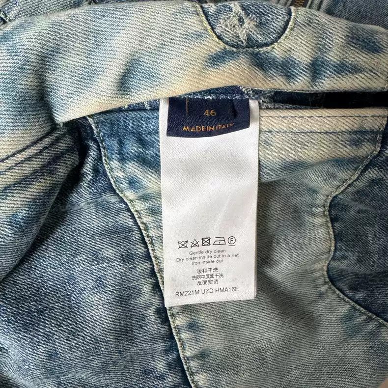 Louis Vuitton Louis Vuitton X Nigo blue denim jacket Size US S / EU 44-46 / 1 - 4 Thumbnail