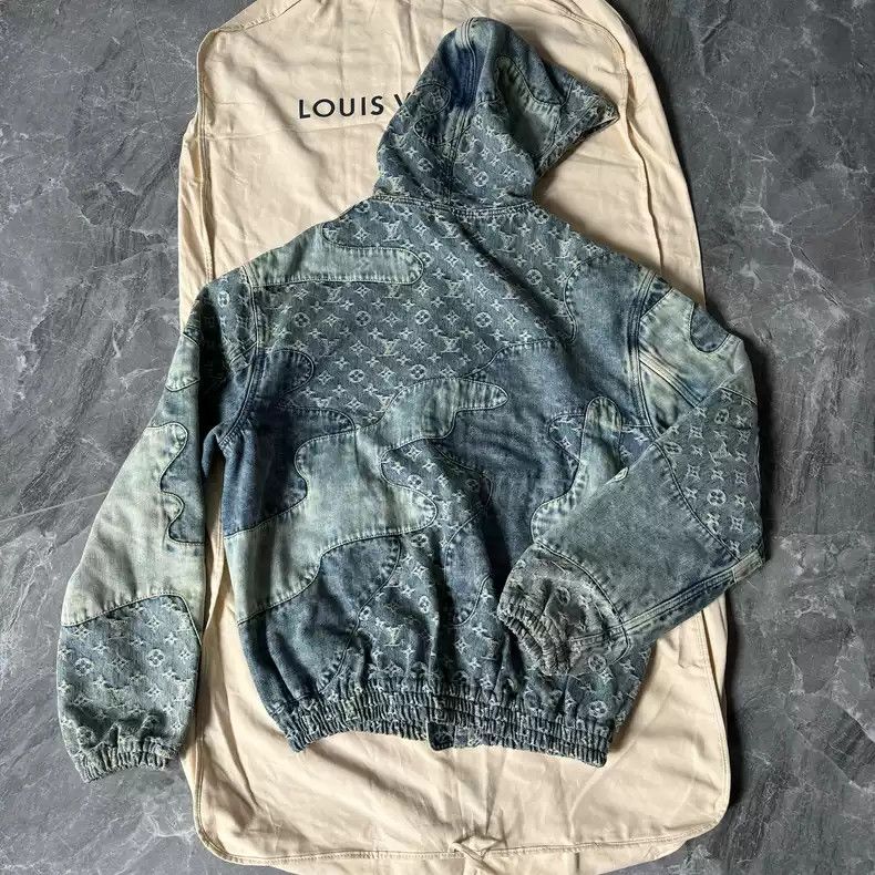 Louis Vuitton Louis Vuitton X Nigo blue denim jacket Size US S / EU 44-46 / 1 - 2 Thumbnail
