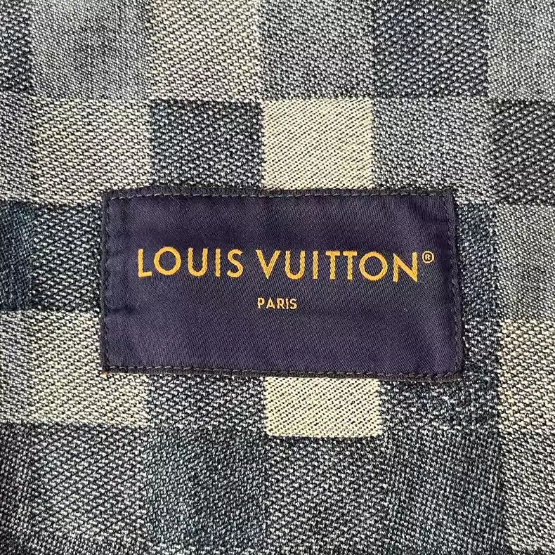 Louis Vuitton Louis Vuitton Mosaic effect printed long sleeved checkerboard denim jacket Size US M / EU 48-50 / 2 - 4 Thumbnail