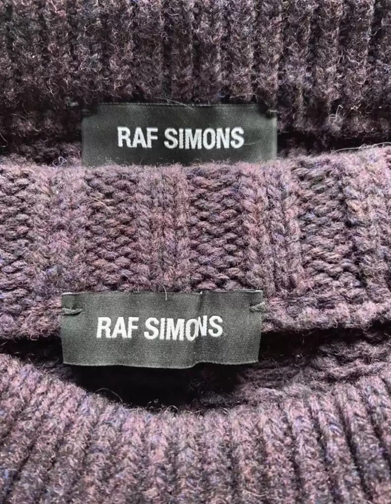 Raf Simons RAF SIMONS, crimson, two sweaters. Size US S / EU 44-46 / 1 - 9 Thumbnail