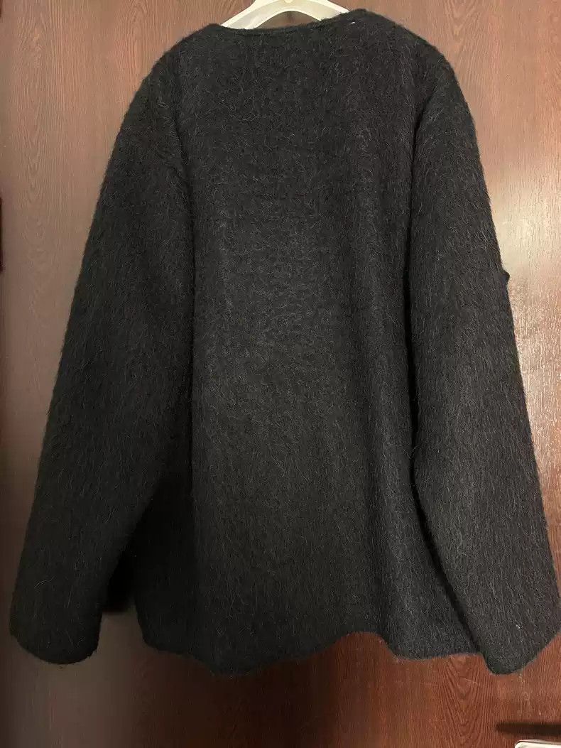 Our Legacy Our legacy Black Mohair Cardigan Size US XL / EU 56 / 4 - 3 Thumbnail