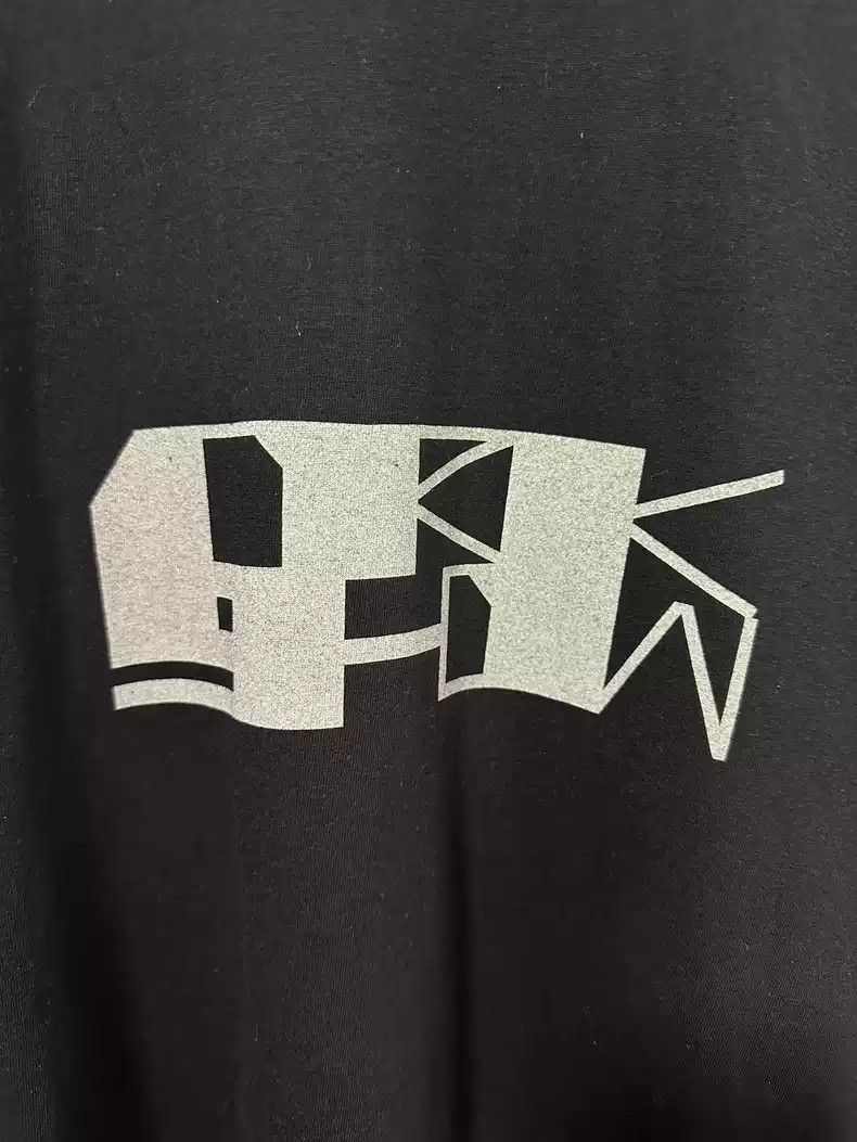 Rick Owens Rickowens Dark Base Drkshdw Letter Printed Long Sleeve Sweater Size US M / EU 48-50 / 2 - 9 Thumbnail