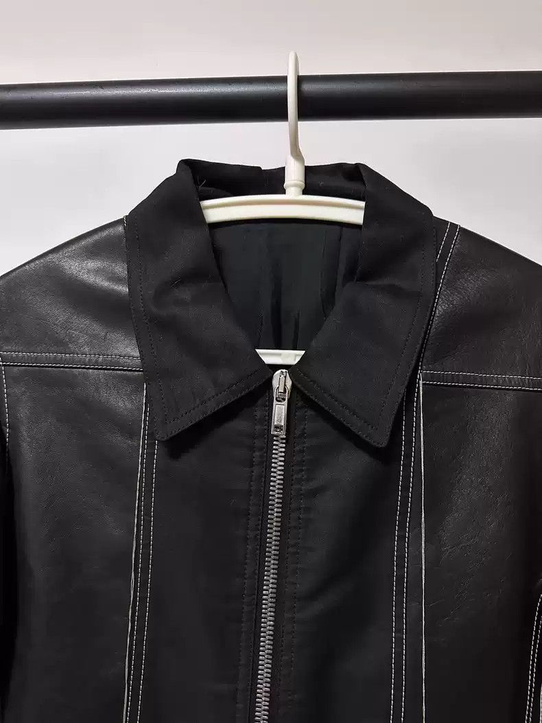 Rick Owens Rick Owens 2019 mainline leather jacket Size US M / EU 48-50 / 2 - 2 Thumbnail