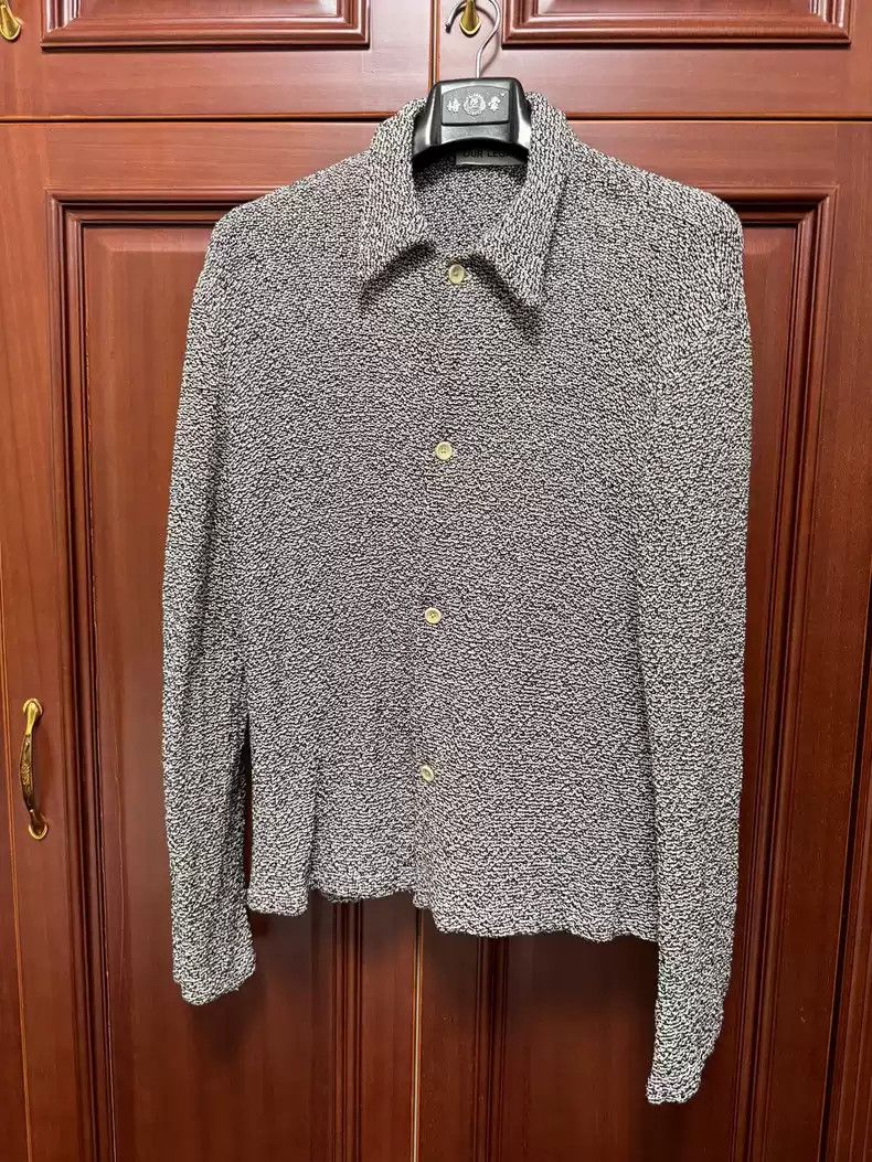 Our Legacy Our legacy Crocheted cotton shirt with large silhouette Size US L / EU 52-54 / 3 - 2 Thumbnail