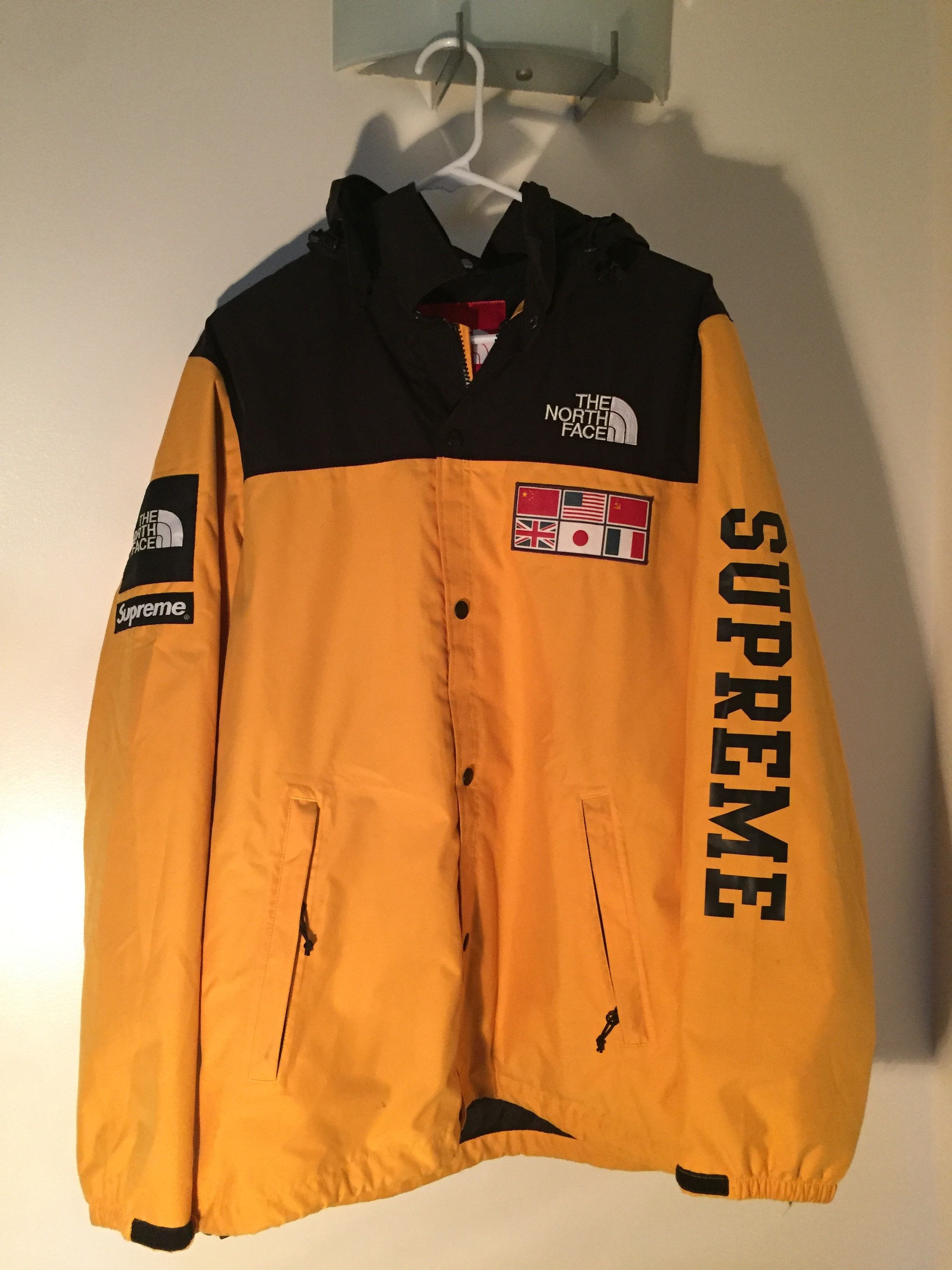 Supreme The North Face Expedition Coaches Jacket Yellow Men's - SS14 - US