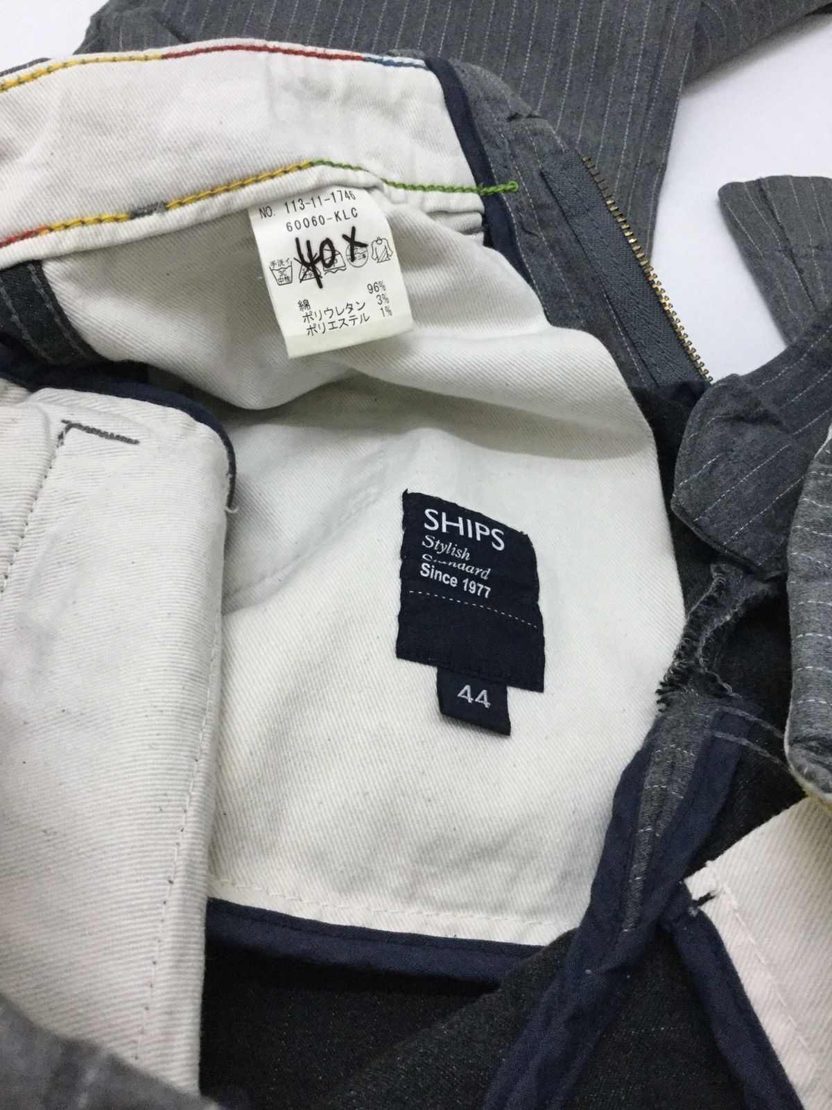 Pinstripes Flat Casual Pants