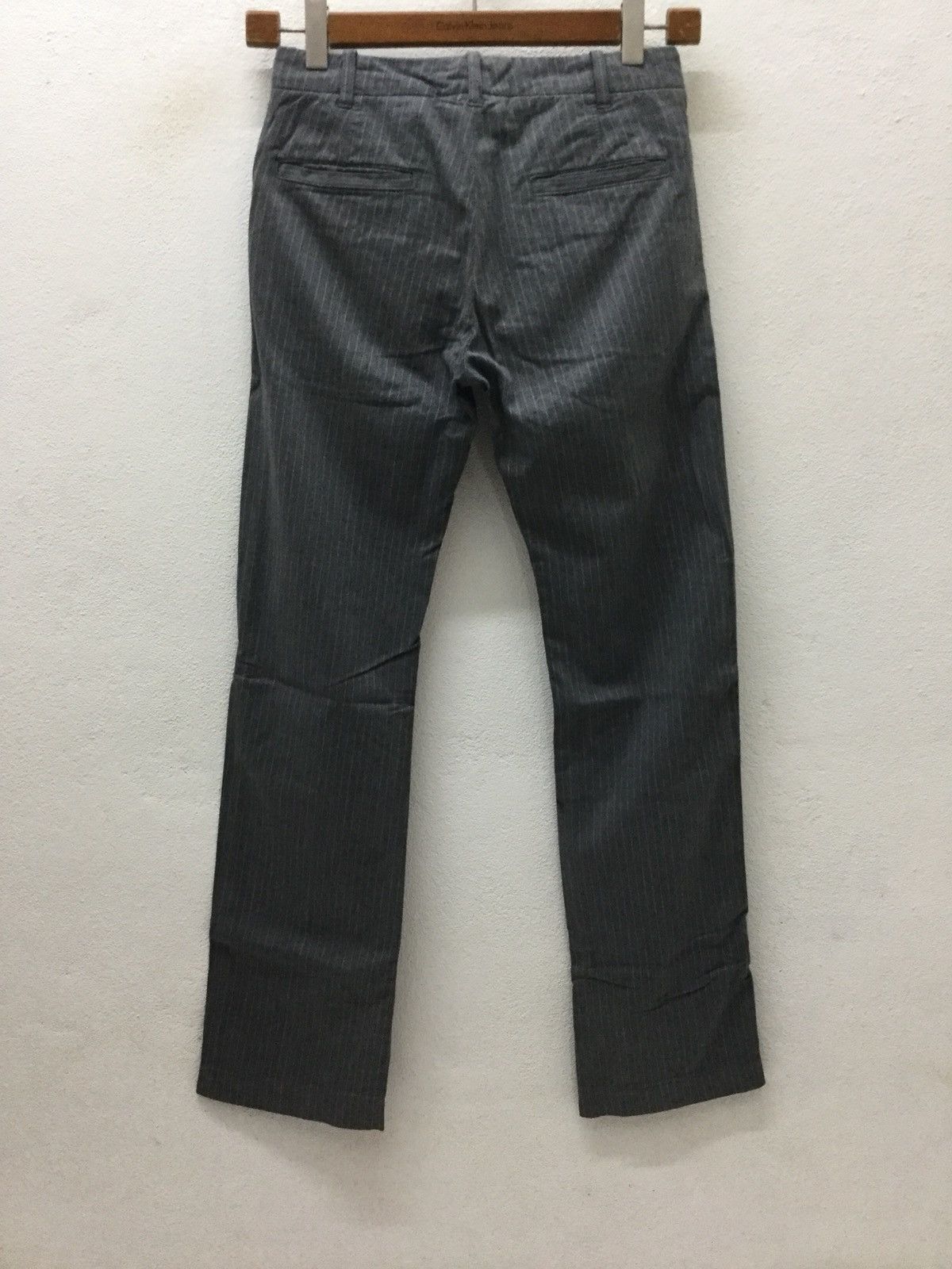 Pinstripes Flat Casual Pants