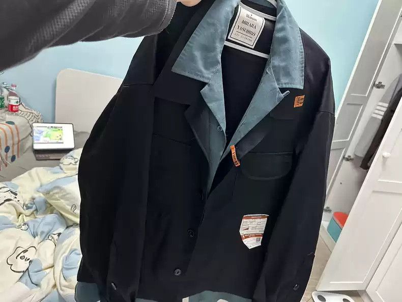 Maison MIHARA YASUHIRO Mihara Yasuhiro splicing suit jacket suit jacket Size US M / EU 48-50 / 2 - 2 Thumbnail