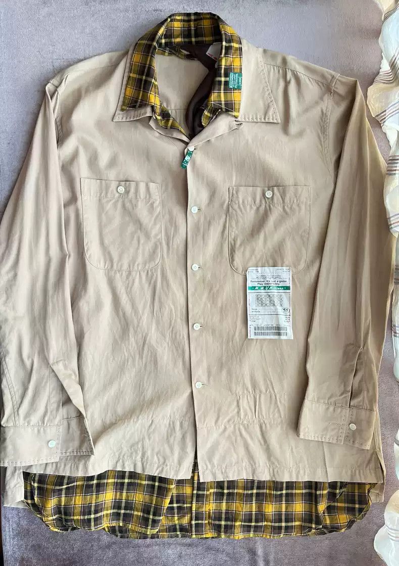 Maison MIHARA YASUHIRO Mihara Yasuhiro fake two scarf shirts Size US M / EU 48-50 / 2 - 2 Thumbnail