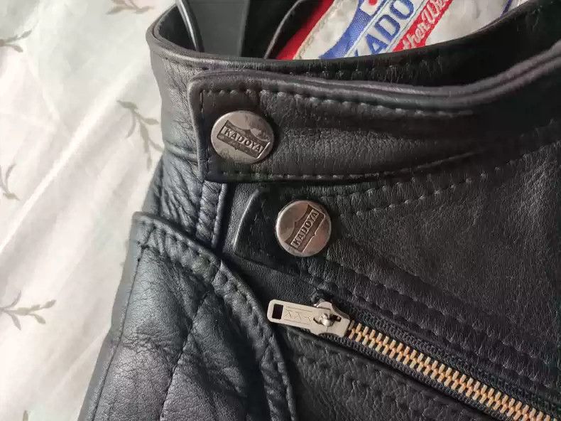 Kadoya kadoya Locomotive cable-stayed leather coat Size US M / EU 48-50 / 2 - 2 Thumbnail