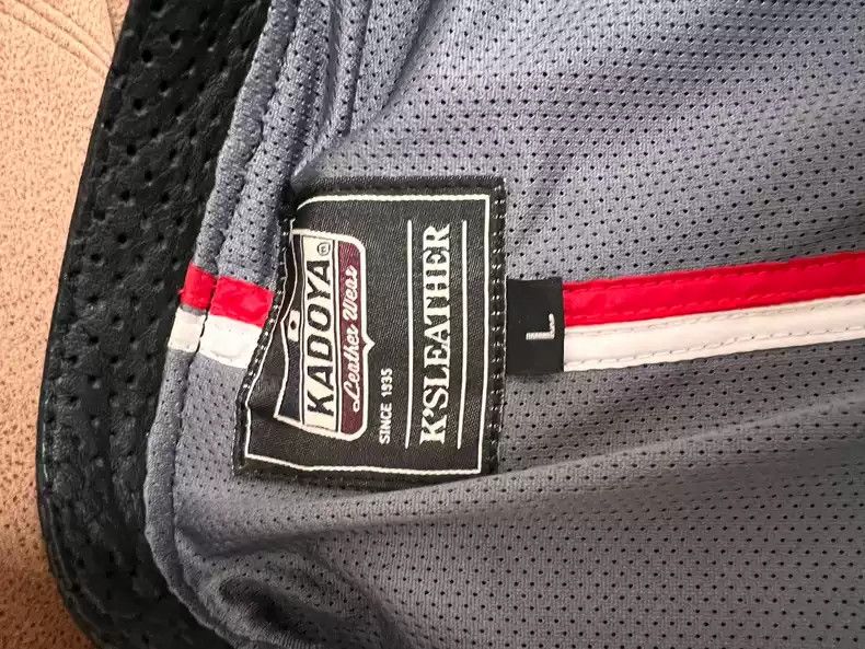 Kadoya Kadoya Motorcycle leather clothing perforated summer cowhide Size US L / EU 52-54 / 3 - 8 Thumbnail