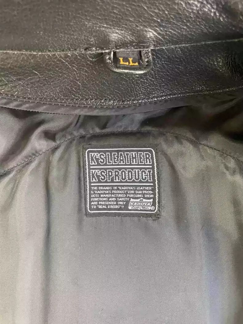 Kadoya KADOYAJapanese native cowhide leather jacket for hunting motorcycle Size US XL / EU 56 / 4 - 7 Thumbnail