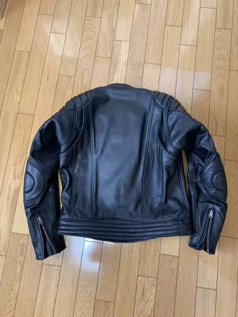 Kadoya kadoyaStraight-pull collar leather coat Size US L / EU 52-54 / 3 - 2 Thumbnail
