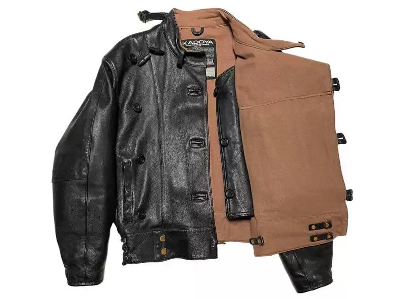 Kadoya kadoyaSwedish motorcycle jacket Size US L / EU 52-54 / 3 - 4 Thumbnail