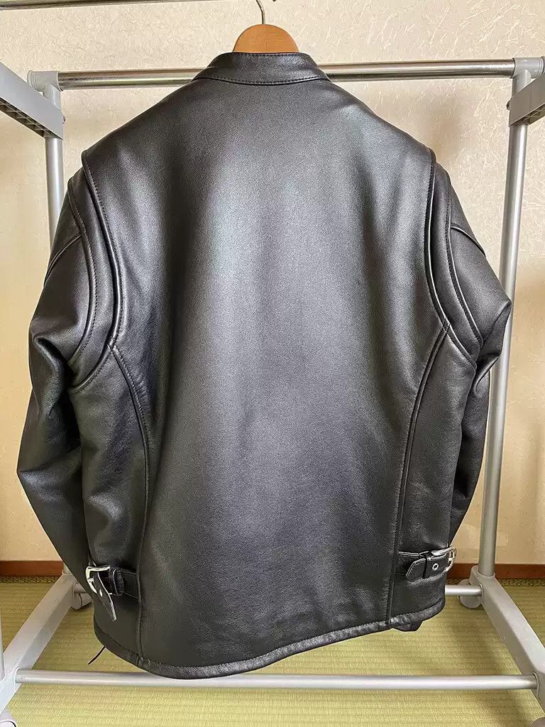 Kadoya kadoyaStraight-pull collar leather coat Size US XXL / EU 58 / 5 - 2 Thumbnail