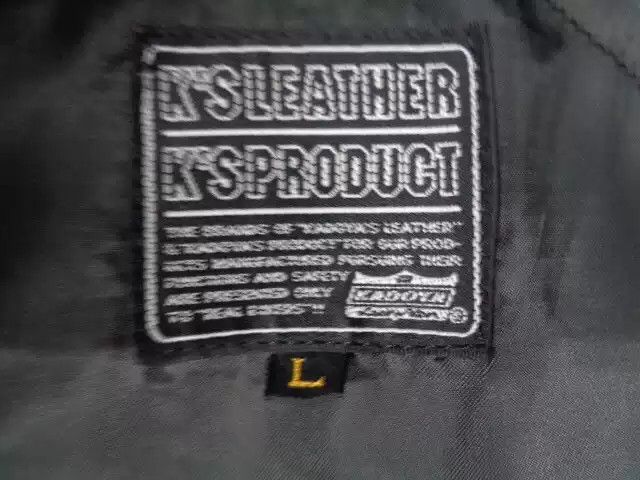Kadoya kadoyaStraight-pull collar leather coat Size US L / EU 52-54 / 3 - 7 Thumbnail