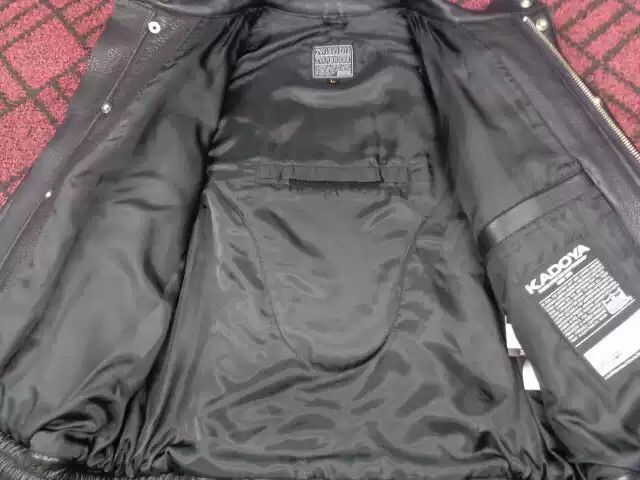 Kadoya kadoyaStraight-pull collar leather coat Size US L / EU 52-54 / 3 - 6 Thumbnail