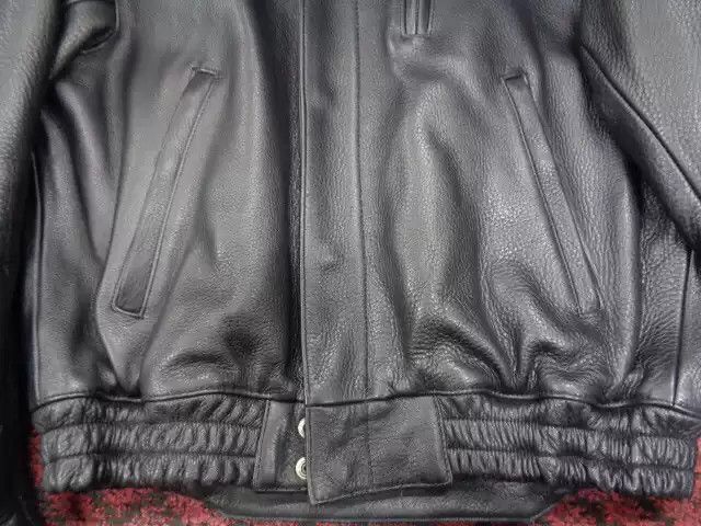 Kadoya kadoyaStraight-pull collar leather coat Size US L / EU 52-54 / 3 - 3 Thumbnail