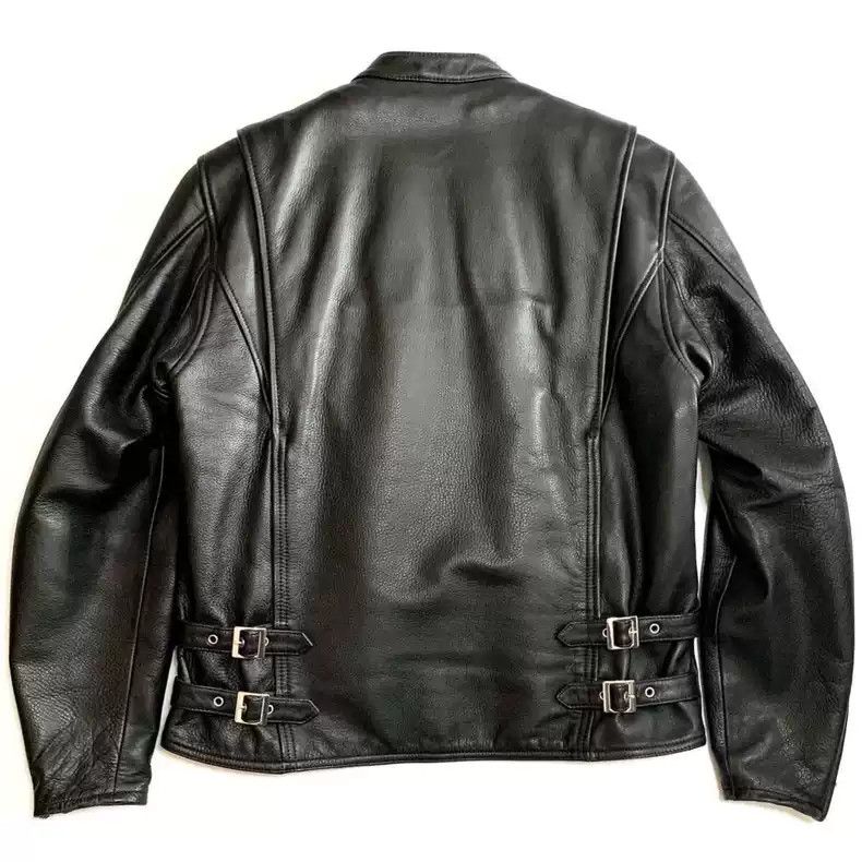 Kadoya kadoyaStraight-pull collar leather coat Size US XXL / EU 58 / 5 - 2 Thumbnail