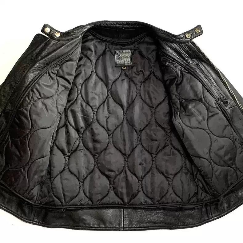 Kadoya kadoyaStraight-pull collar leather coat Size US XXL / EU 58 / 5 - 4 Thumbnail