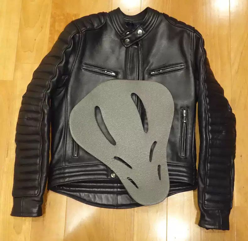 Kadoya kadoya Straight-pull collar leather coat, Size US M / EU 48-50 / 2 - 4 Thumbnail