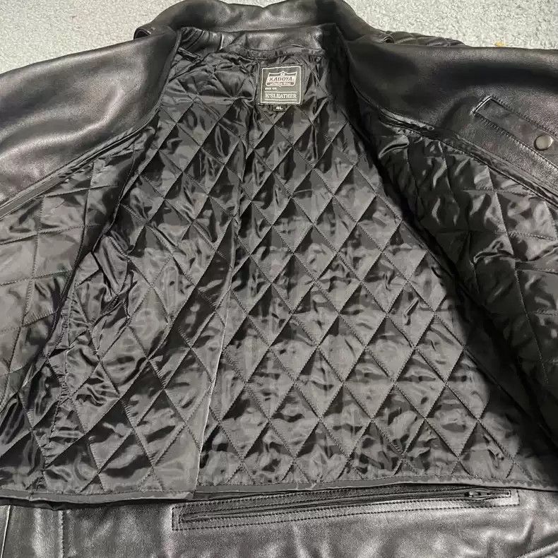 Kadoya kadoya evo Diamond lattice cable-stayed leather clothes Size US XL / EU 56 / 4 - 4 Thumbnail