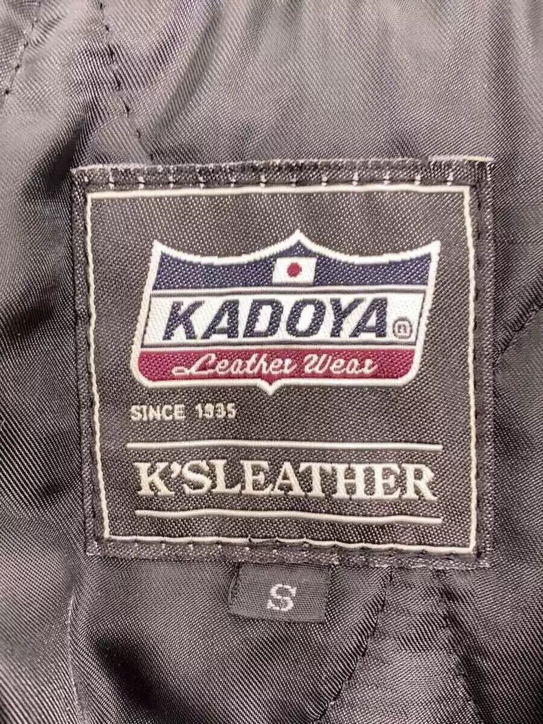 Kadoya kadoya Inclined zipper leather clothes Size US S / EU 44-46 / 1 - 3 Thumbnail