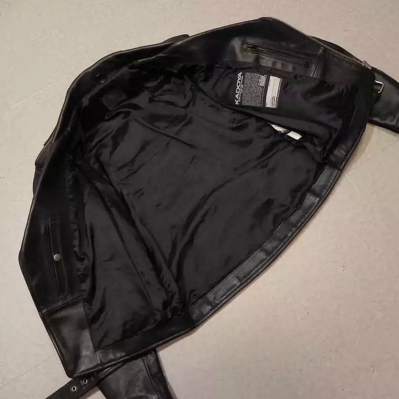 Kadoya kadoya Inclined zipper leather clothes Size US L / EU 52-54 / 3 - 5 Thumbnail