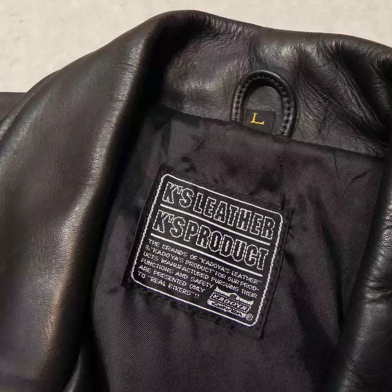Kadoya kadoya Inclined zipper leather clothes Size US L / EU 52-54 / 3 - 4 Thumbnail