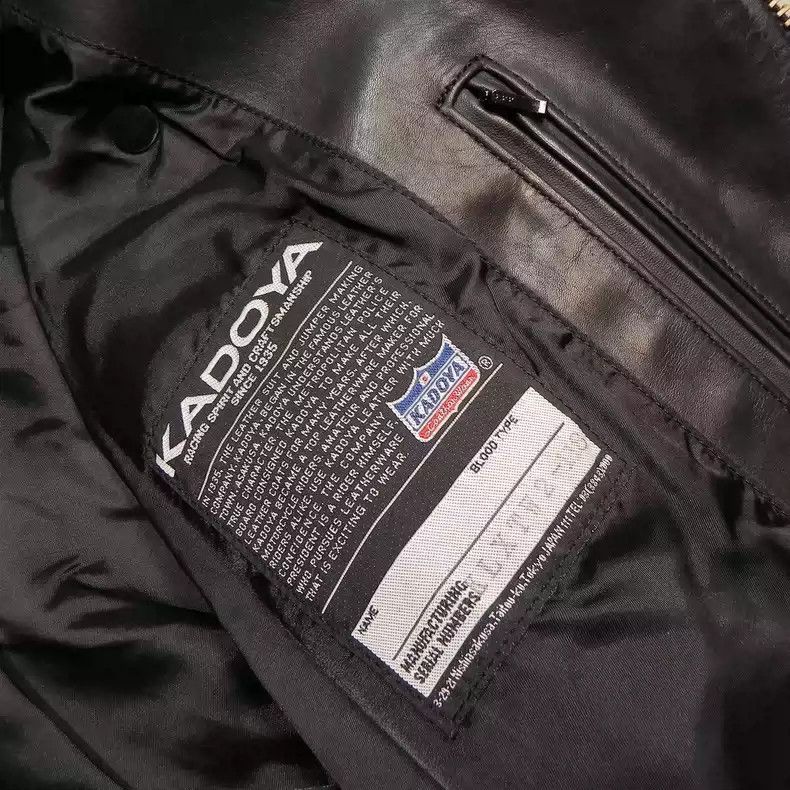Kadoya kadoya Inclined zipper leather clothes Size US L / EU 52-54 / 3 - 7 Thumbnail