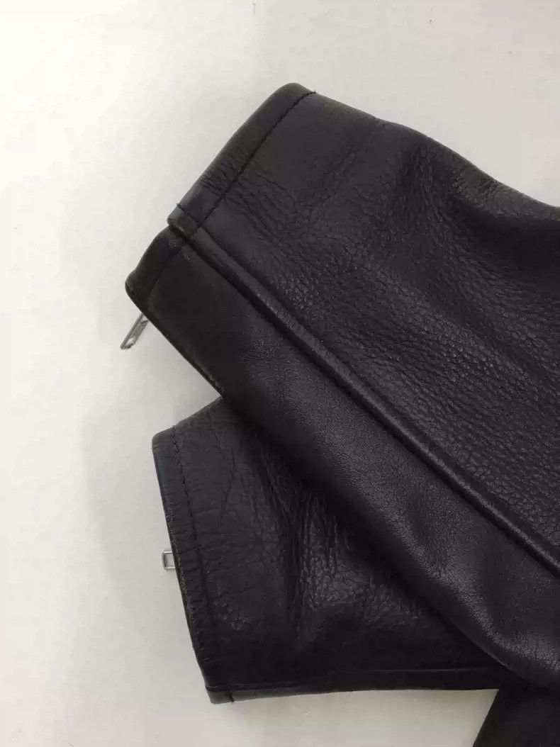Kadoya kadoyaStraight-pull collar leather coat Size US XL / EU 56 / 4 - 6 Thumbnail