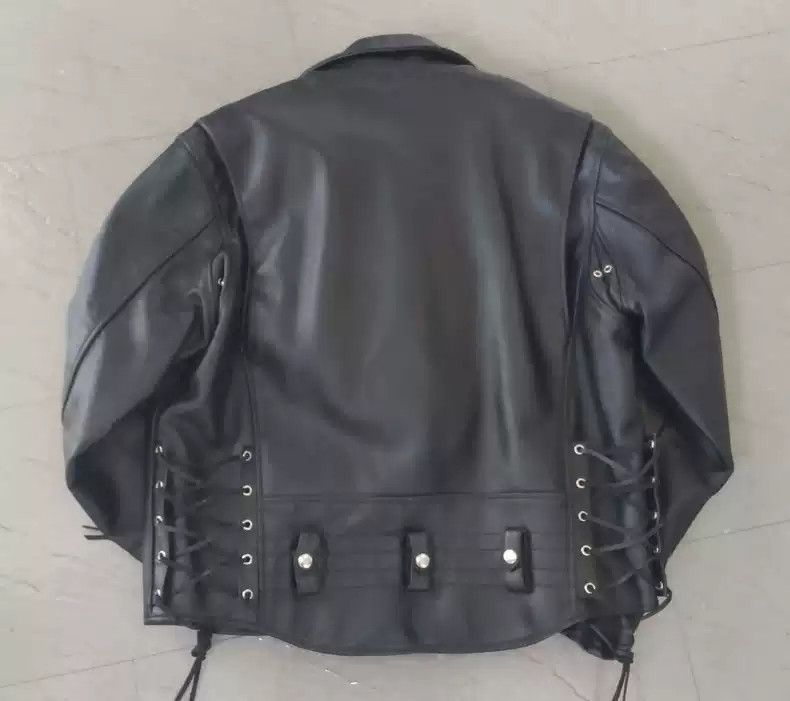 Kadoya kadoya Inclined zipper leather clothes Size US XXL / EU 58 / 5 - 4 Thumbnail