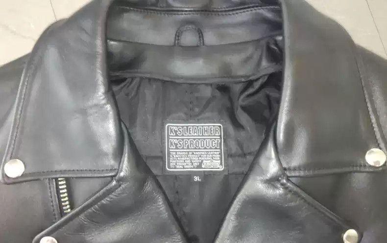 Kadoya kadoya Inclined zipper leather clothes Size US XXL / EU 58 / 5 - 2 Thumbnail