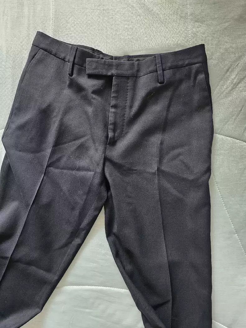 Saint Laurent Paris Saint laurent slp 15 blue wool trousers Size US 29 - 4 Thumbnail