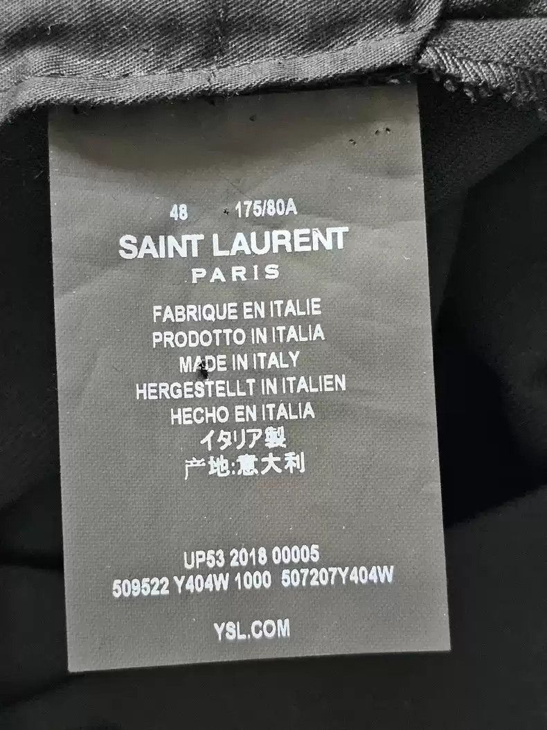 Saint Laurent Paris Saint laurent slp black wool trousers Size US 32 / EU 48 - 5 Thumbnail