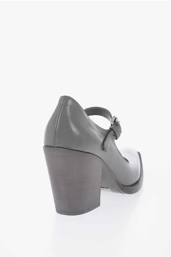 Prada Mary Jane Leather Pumps Size US 8.5 / IT 38.5 - 2 Thumbnail
