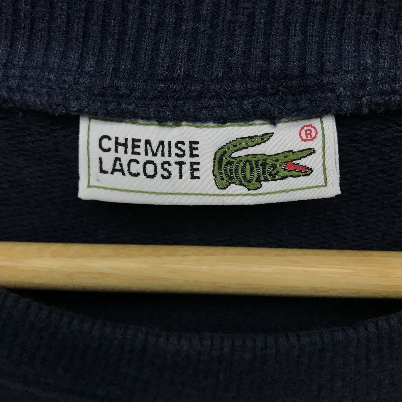 Lacoste Rare!!! Vintage Lacoste Sweatshirt La Chemise Lacoste Size US L / EU 52-54 / 3 - 4 Thumbnail
