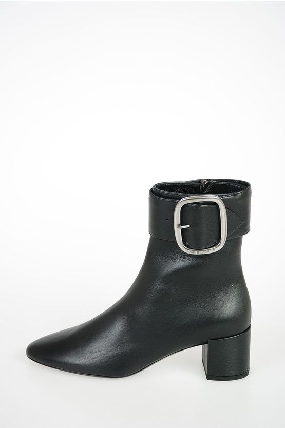 Saint Laurent Paris Leather Ankle Boots Size US 9 / IT 39 - 2 Thumbnail