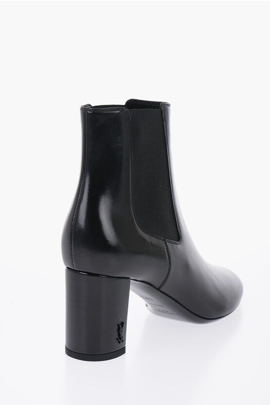 Saint Laurent Paris Leather Chelsea Boots Size US 6 / IT 36 - 2 Thumbnail