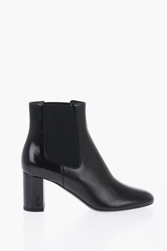 Saint Laurent Paris Leather Chelsea Boots Size US 9 / IT 39 - 3 Thumbnail
