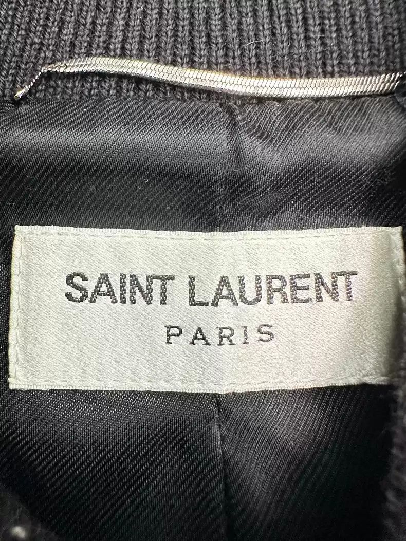 Saint Laurent Paris Saint laurent slp black and white baseball uniform Size US L / EU 52-54 / 3 - 2 Thumbnail
