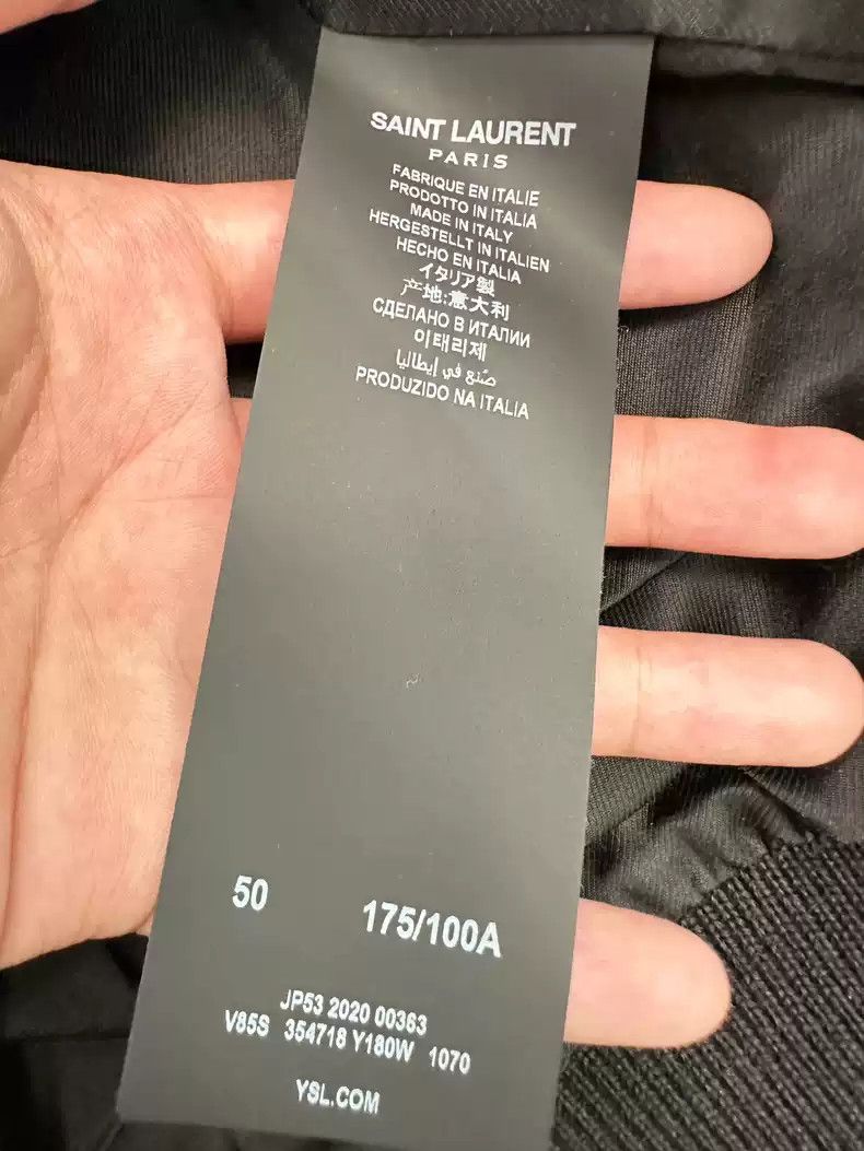 Saint Laurent Paris Saint laurent slp black and white baseball uniform Size US L / EU 52-54 / 3 - 3 Thumbnail