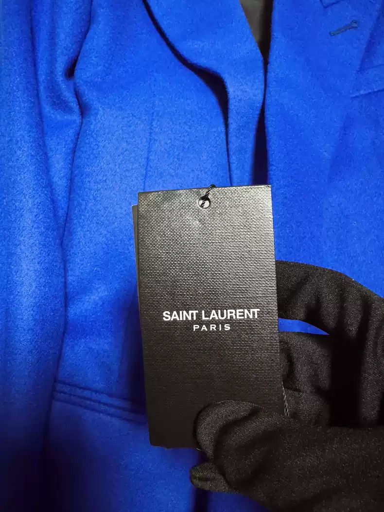 Saint Laurent Paris Saint Laurent 21FW poster Klein blue suit Size US L / EU 52-54 / 3 - 6 Thumbnail