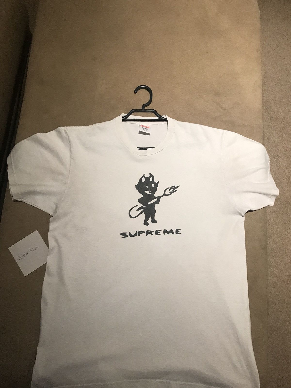 Supreme hot sale devil shirt