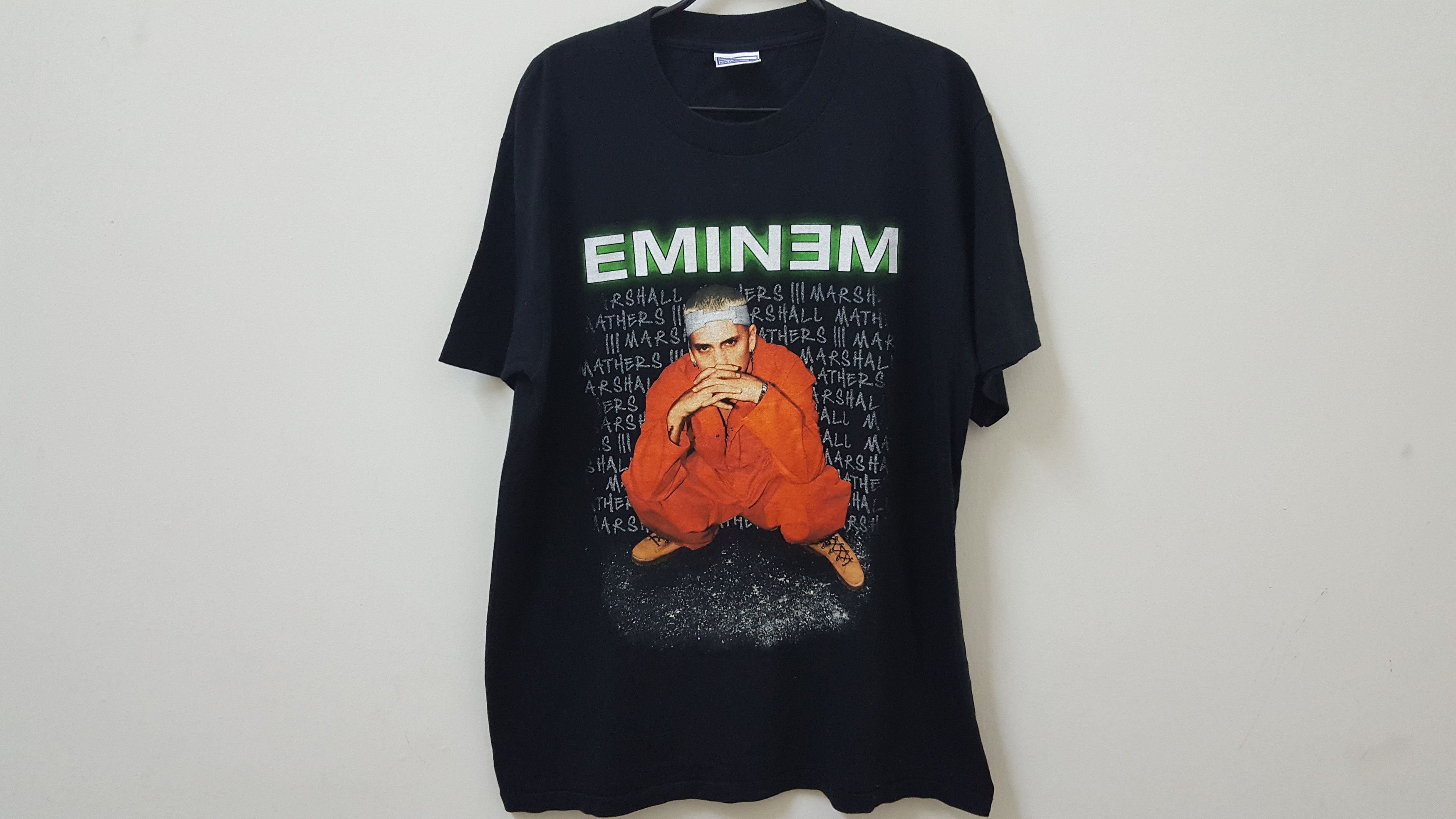 Vintage VINTAGE EMINEM CRIMINAL FALL 2000 TOUR T-SHIRT RARE SINGLE