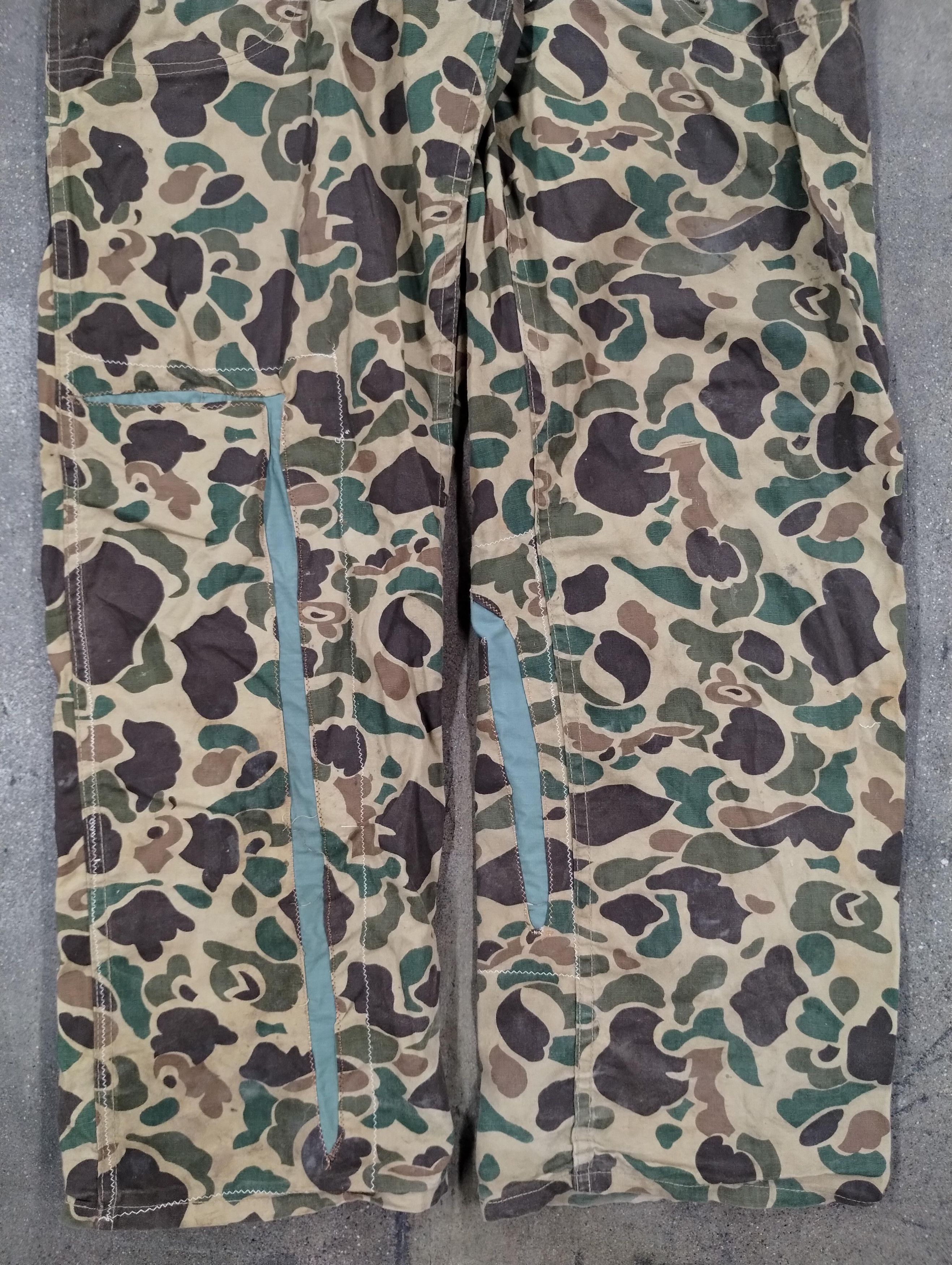 Other Vintage Duck Camo Repaired Cotton Pants Size US L / EU 52-54 / 3 - 2 Thumbnail