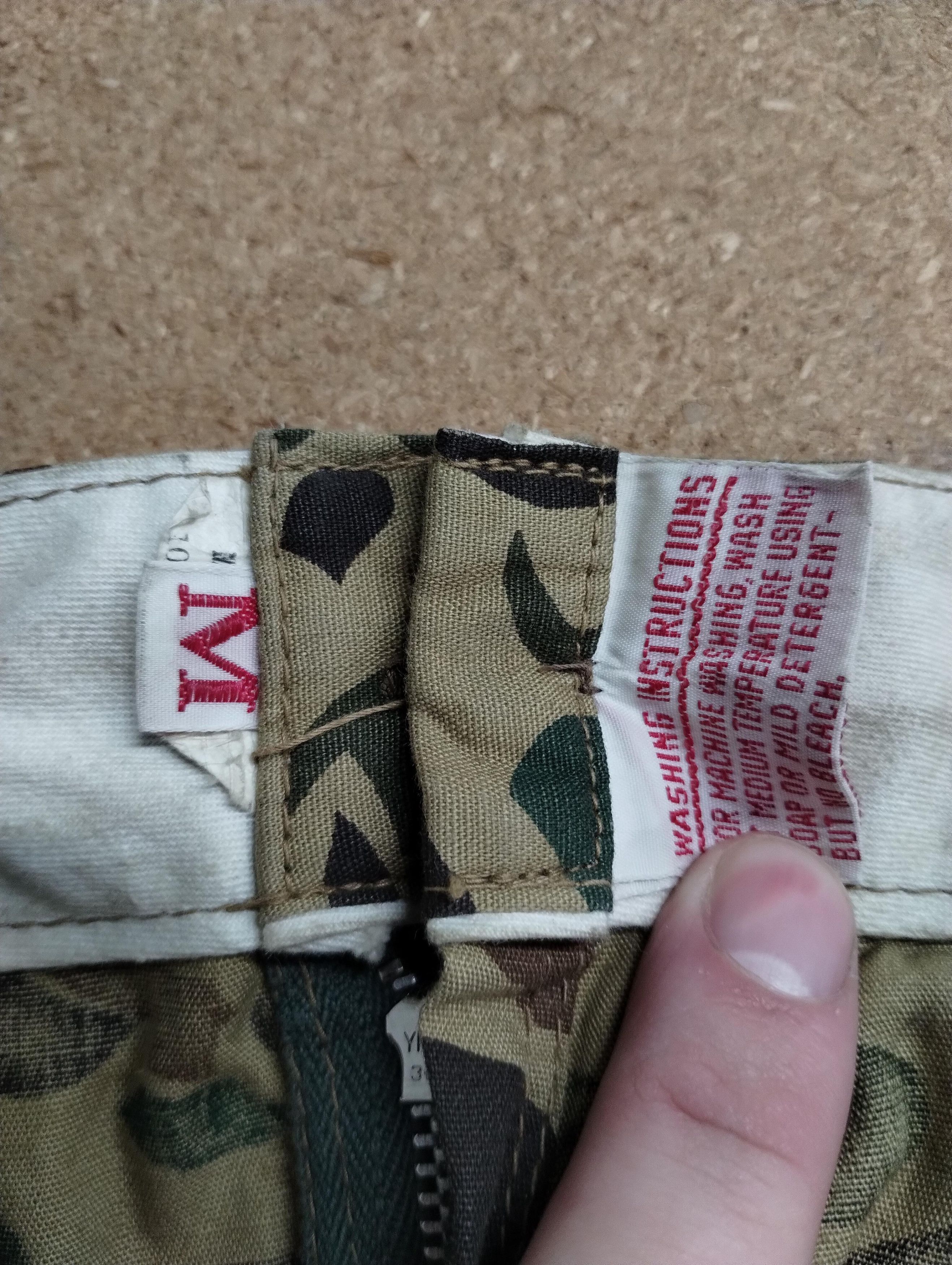 Other Vintage Duck Camo Repaired Cotton Pants Size US L / EU 52-54 / 3 - 4 Thumbnail