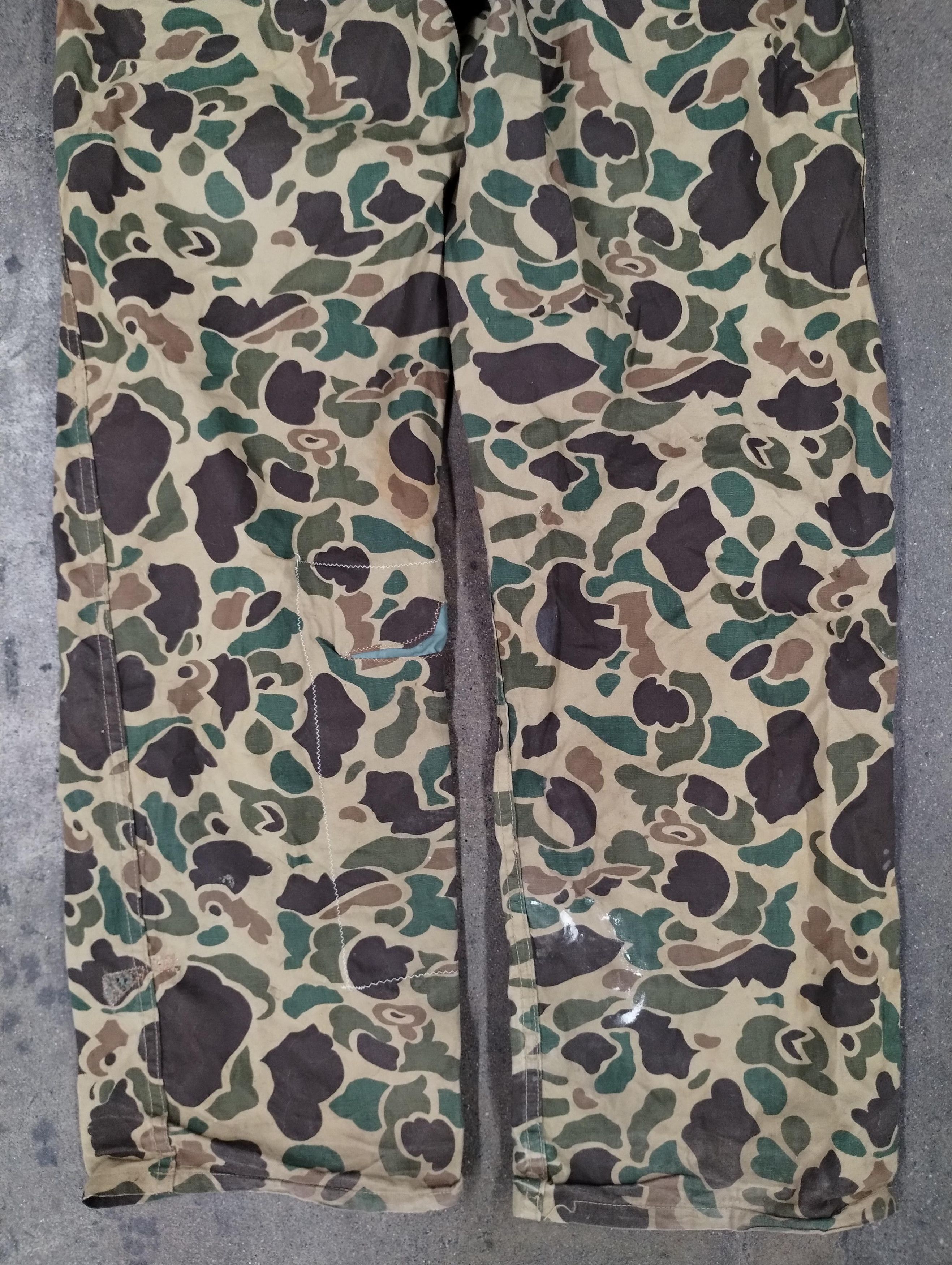 Other Vintage Duck Camo Repaired Cotton Pants Size US L / EU 52-54 / 3 - 6 Thumbnail