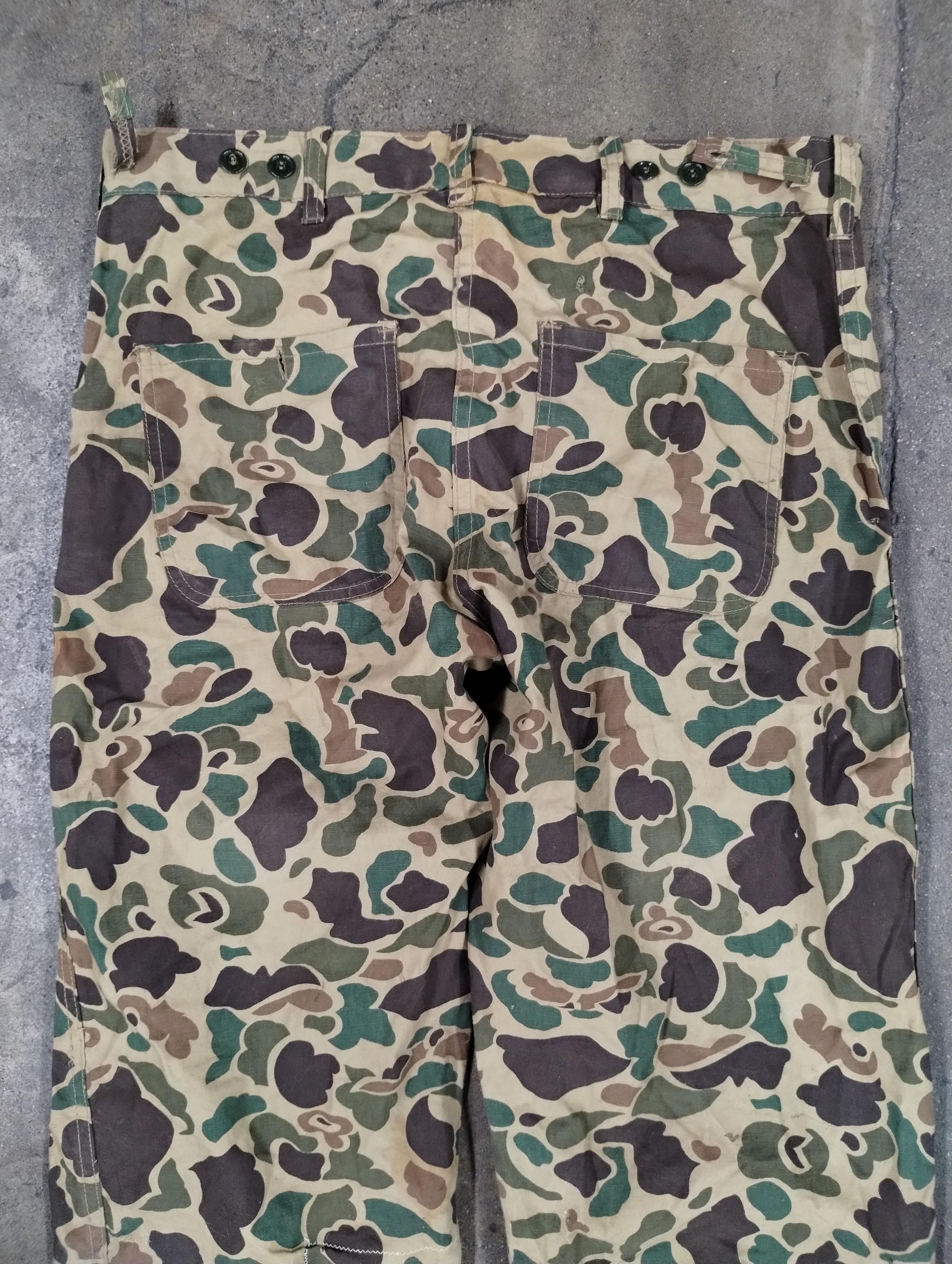 Other Vintage Duck Camo Repaired Cotton Pants Size US L / EU 52-54 / 3 - 7 Thumbnail